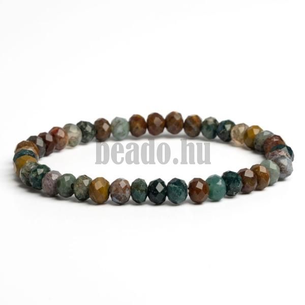 Karkt cen acht 4x6 mm csiszolt rondell