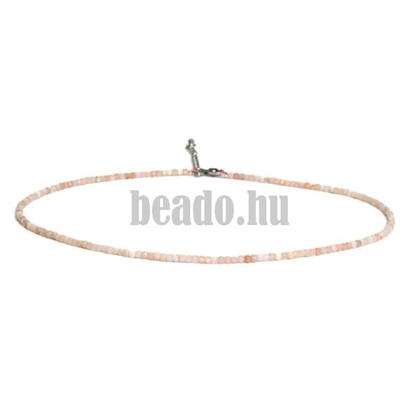 Nyaklnc opl rzsaszn 2-3 mm minikockk