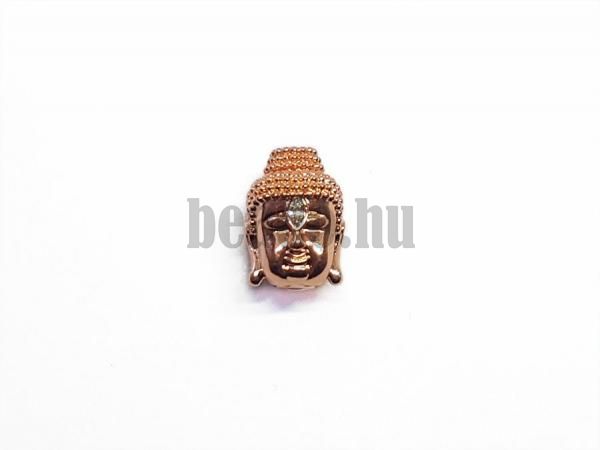 Buddha gyngy rzsa arany fehr cirkonnal