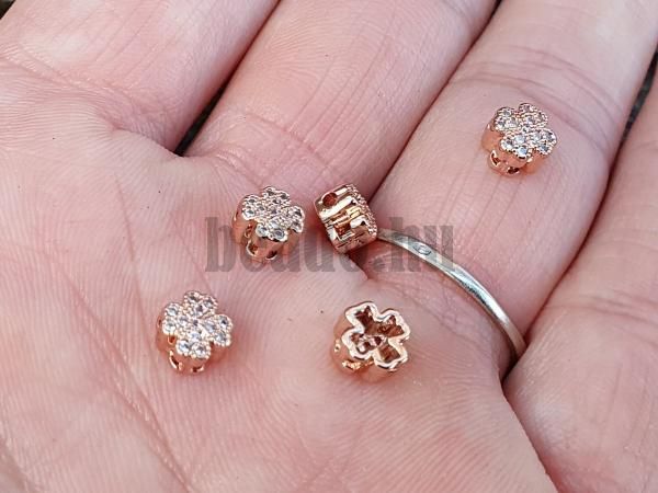 koralka-stvorlistok-ruzove-zlato-rose-gold-so-zirkonmi-mala