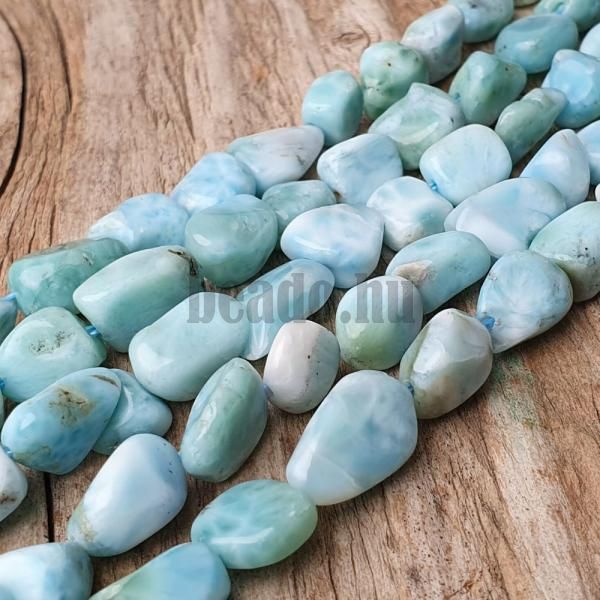 Larimar nyers gyngyk A-osztly flhossz zsinr