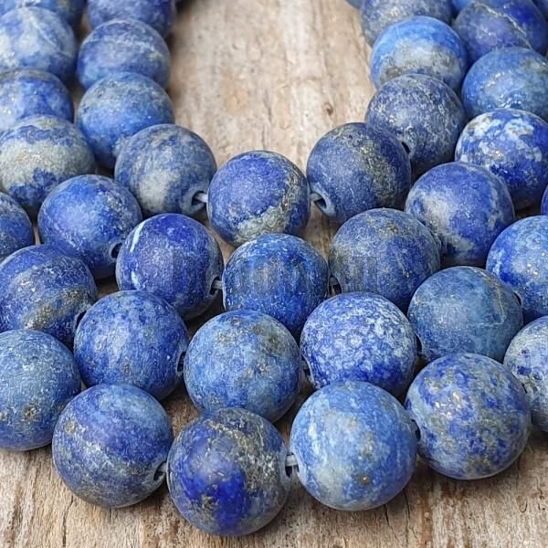 Lpisz lazuli gyngyszemek 8 mm matt zsinr