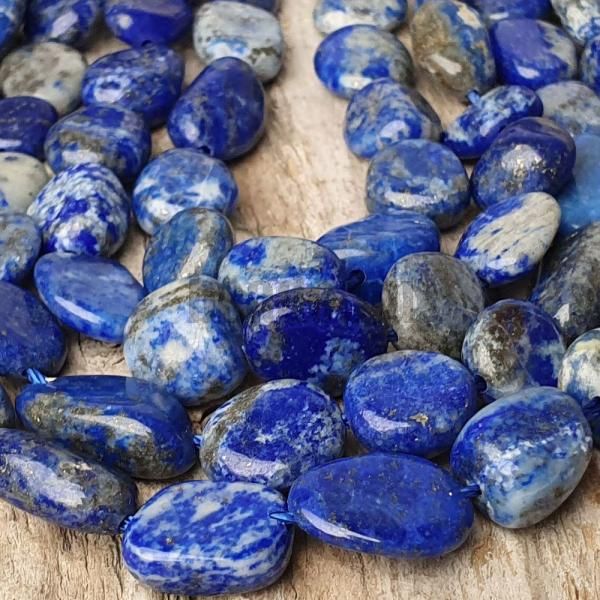 Lpis lazuli nyers gyngyk 10x14 mm zsinr