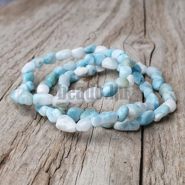 Karkt larimar nyers gyngyk 6x8 mm  