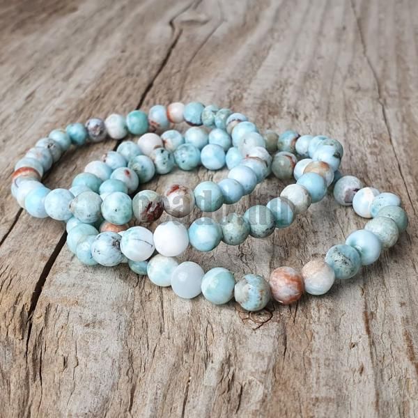 Karkt larimar kevert sznek 6 mm