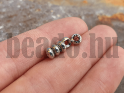 Charm kzdarab metszssel 5 mm fnk ezst minsgi bevonat 20 db