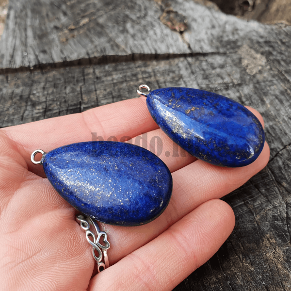 Lápisz lazuli könnycsepp medál 