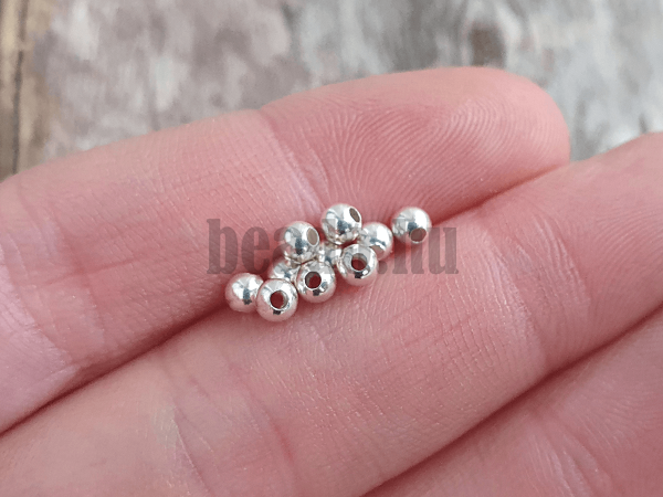 Charm kzdarab 3 mm Ag925 ezst